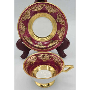 Vintage(1940-1950) Eschenbach Bavaria Germany Art Deco Demitasse Cup & Saucer